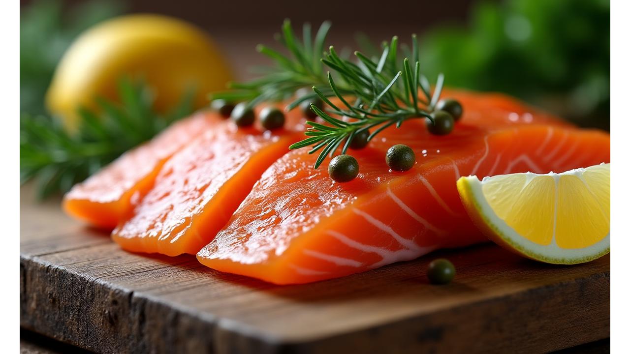 Appetittvekkende bilde av en forseggjort rett med ferske ingredienser, profesjonelt stylet og fotografert