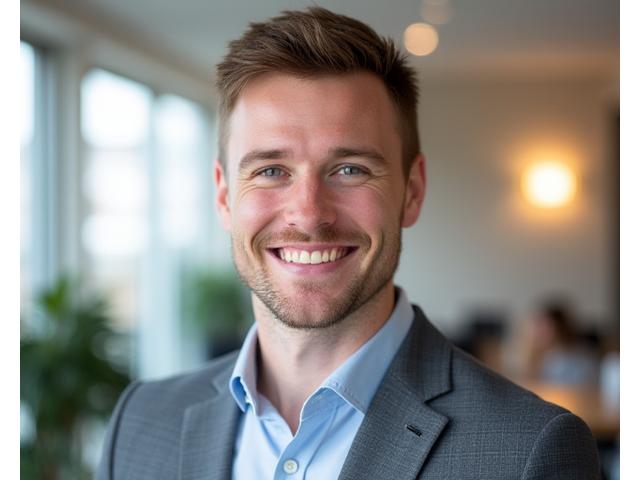 Portrett av Sondre Løken, produksjonskoordinator hos Bjørk & Sti